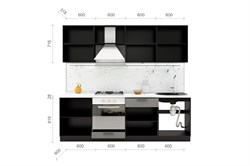 Глетчер Кухонный гарнитур 2,4м №1 СМ  - фото 4