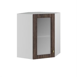 Империя Шкаф верхний угловой со стеклом ПУС 550 ДСВ ДСВ МФ - фото 1