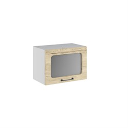 Лофт Шкаф верхний газовка со стеклом ПГС 500 ДСВ МФ - фото 1