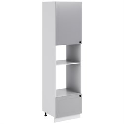 Перфетта Royal Шкаф пенал высокий с ящиком ШП 606МН СМ Сурская Мебель МФ - фото 4