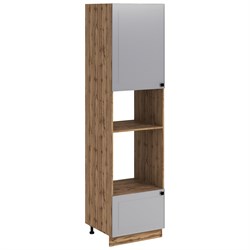 Перфетта Royal Шкаф пенал высокий с ящиком ШП 606МН СМ Сурская Мебель МФ - фото 5