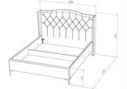 TANGO Кровать 1400 НК (с подъемным механизмом) НК-мебель МФ - фото 13