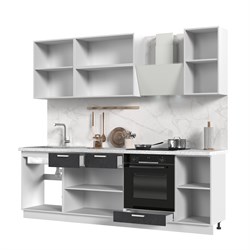 Кухонный гарнитур без столешницы Бетоны 240см СТМ Стенд-Мебель МФ - фото 8