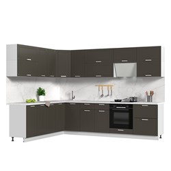 Кухонный гарнитур угловой без столешницы Альфа №2 220х300см СТМ Стенд-Мебель МФ - фото 5