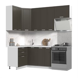 Кухонный гарнитур угловой высокий без столешницы Альфа 120х160см h=2370мм СТМ Стенд-Мебель МФ - фото 1