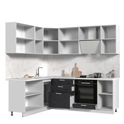 Кухонный гарнитур угловой без столешницы Бетоны 180х220см СТМ Стенд-Мебель МФ - фото 4