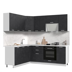 Кухонный гарнитур угловой без столешницы Бетоны 180х220см СТМ Стенд-Мебель МФ - фото 3