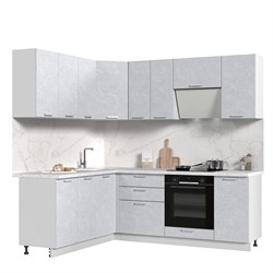Кухонный гарнитур угловой без столешницы Бетоны 180х220см СТМ Стенд-Мебель МФ - фото 1