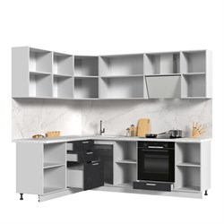 Кухонный гарнитур угловой без столешницы Бетоны 180х240см СТМ Стенд-Мебель МФ - фото 2