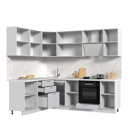 Кухонный гарнитур угловой без столешницы Бетоны 180х240см СТМ Стенд-Мебель МФ - фото 4