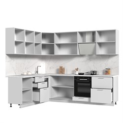 Кухонный гарнитур угловой без столешницы Катрин 200х260см СТМ Стенд-Мебель МФ - фото 4