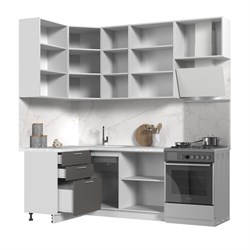 Кухонный гарнитур угловой высокий без столешницы Катрин 120х160см h=2370мм СТМ Стенд-Мебель МФ - фото 2