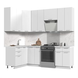 Кухонный гарнитур угловой высокий без столешницы Катрин 140х180см h=2370мм СТМ Стенд-Мебель МФ - фото 5