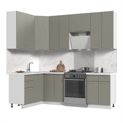 Кухонный гарнитур угловой высокий без столешницы Катрин 140х180см h=2370мм СТМ Стенд-Мебель МФ - фото 1