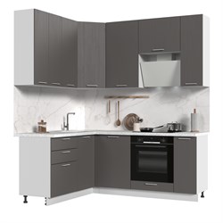 Кухонный гарнитур угловой высокий без столешницы Катрин 160х200см h=2370мм СТМ Стенд-Мебель МФ - фото 1