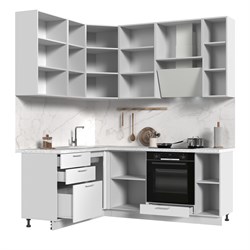 Кухонный гарнитур угловой высокий без столешницы Катрин 160х200см h=2370мм СТМ Стенд-Мебель МФ - фото 4