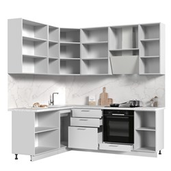 Кухонный гарнитур угловой высокий без столешницы Катрин 180х220см h=2370мм СТМ Стенд-Мебель МФ - фото 4