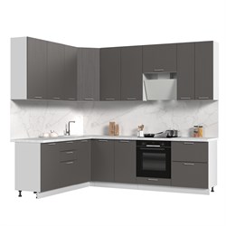 Кухонный гарнитур угловой высокий без столешницы Катрин 200х260см h=2370мм СТМ Стенд-Мебель МФ - фото 3