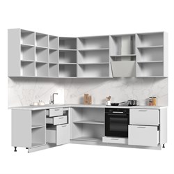 Кухонный гарнитур угловой высокий без столешницы Катрин 200х260см h=2370мм СТМ Стенд-Мебель МФ - фото 2