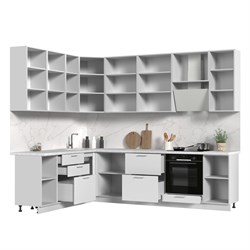 Кухонный гарнитур угловой высокий без столешницы Катрин 200х280см h=2370мм СТМ Стенд-Мебель МФ - фото 4