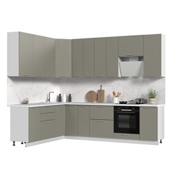 Кухонный гарнитур угловой высокий без столешницы Катрин 200х280см h=2370мм СТМ Стенд-Мебель МФ - фото 5