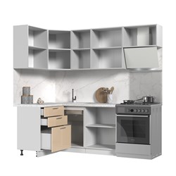 Кухонный гарнитур угловой без столешницы Ксения 120х160см СТМ Стенд-Мебель МФ - фото 4