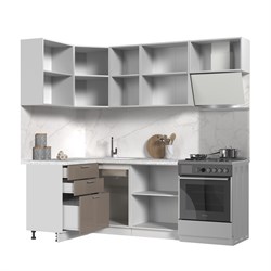 Кухонный гарнитур угловой без столешницы Ксения 120х160см СТМ Стенд-Мебель МФ - фото 6