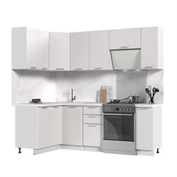 Кухонный гарнитур угловой без столешницы Ксения 130х170см СТМ Стенд-Мебель МФ - фото 1