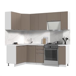 Кухонный гарнитур угловой без столешницы Ксения 130х170см СТМ Стенд-Мебель МФ - фото 5