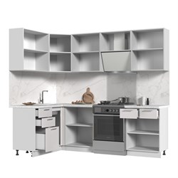 Кухонный гарнитур угловой без столешницы Ксения 140х180см СТМ Стенд-Мебель МФ - фото 4