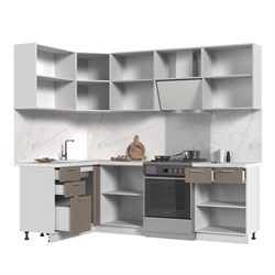 Кухонный гарнитур угловой без столешницы Ксения 140х180см СТМ Стенд-Мебель МФ - фото 2
