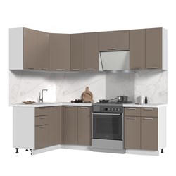 Кухонный гарнитур угловой без столешницы Ксения 140х180см СТМ Стенд-Мебель МФ - фото 1