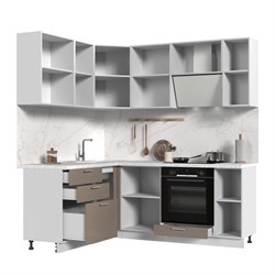 Кухонный гарнитур угловой без столешницы Ксения 160х200см СТМ Стенд-Мебель МФ - фото 6