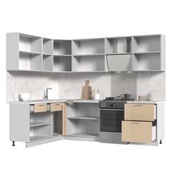 Кухонный гарнитур угловой без столешницы Ксения 180х200см СТМ Стенд-Мебель МФ - фото 4