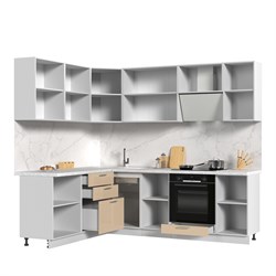 Кухонный гарнитур угловой без столешницы Ксения 180х240см СТМ Стенд-Мебель МФ - фото 2