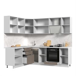 Кухонный гарнитур угловой без столешницы Ксения 180х240см СТМ Стенд-Мебель МФ - фото 4