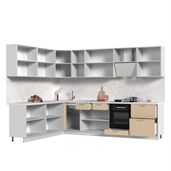 Кухонный гарнитур угловой без столешницы Ксения №1 220х300см СТМ Стенд-Мебель МФ - фото 4