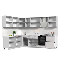 Кухонный гарнитур угловой без столешницы Ксения №2 220х300см СТМ Стенд-Мебель МФ - фото 4