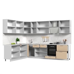 Кухонный гарнитур угловой без столешницы Ксения №2 220х300см СТМ Стенд-Мебель МФ - фото 6