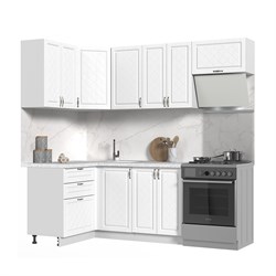 Кухонный гарнитур угловой без столешницы Модена 120х160см СТМ Стенд-Мебель МФ - фото 7