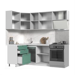 Кухонный гарнитур угловой без столешницы Модена 120х160см СТМ Стенд-Мебель МФ - фото 2