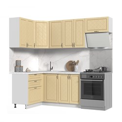 Кухонный гарнитур угловой без столешницы Модена 120х160см СТМ Стенд-Мебель МФ - фото 3