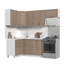 Кухонный гарнитур угловой без столешницы Модена 120х160см СТМ Стенд-Мебель МФ - фото 5