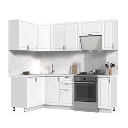 Кухонный гарнитур угловой без столешницы Модена 130х170см СТМ Стенд-Мебель МФ - фото 1