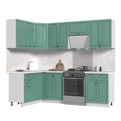 Кухонный гарнитур угловой без столешницы Модена 140х180см СТМ Стенд-Мебель МФ - фото 7