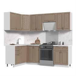 Кухонный гарнитур угловой без столешницы Модена 140х180см СТМ Стенд-Мебель МФ - фото 3