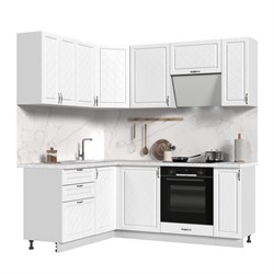 Кухонный гарнитур угловой без столешницы Модена 160х200см СТМ Стенд-Мебель МФ - фото 7