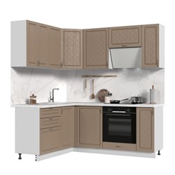 Кухонный гарнитур угловой без столешницы Модена 160х200см СТМ Стенд-Мебель МФ - фото 5