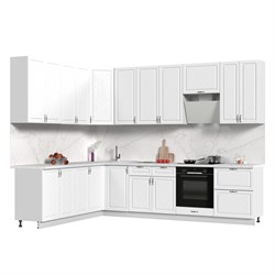 Кухонный гарнитур угловой высокий без столешницы Модена 220х300см h=2370мм Стенд-Мебель МФ - фото 1