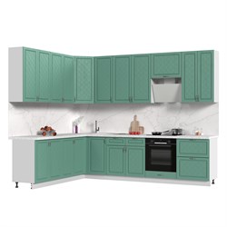 Кухонный гарнитур угловой высокий без столешницы Модена 220х300см h=2370мм Стенд-Мебель МФ - фото 3